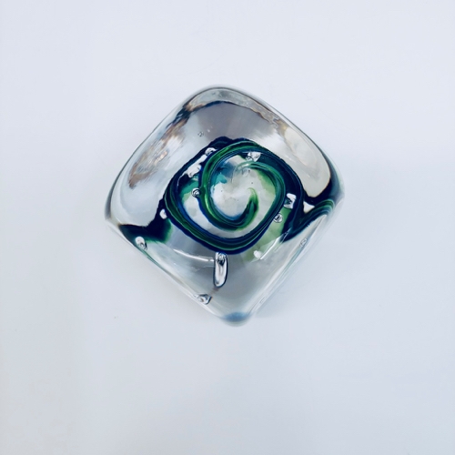 DB-663 Paperweight Square Blue/Green $66 at Hunter Wolff Gallery